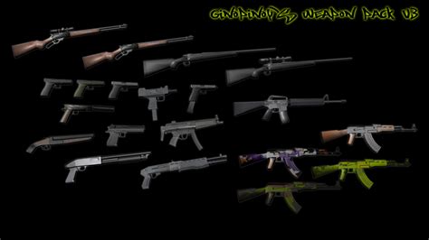 gta sa gta v weapon pack|GTAGarage.com » Gino's Weapon Pack.